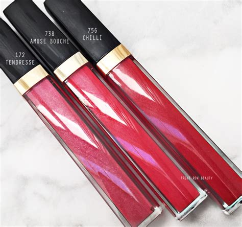 chanel rouge coco gloss romance|best chanel glossimer.